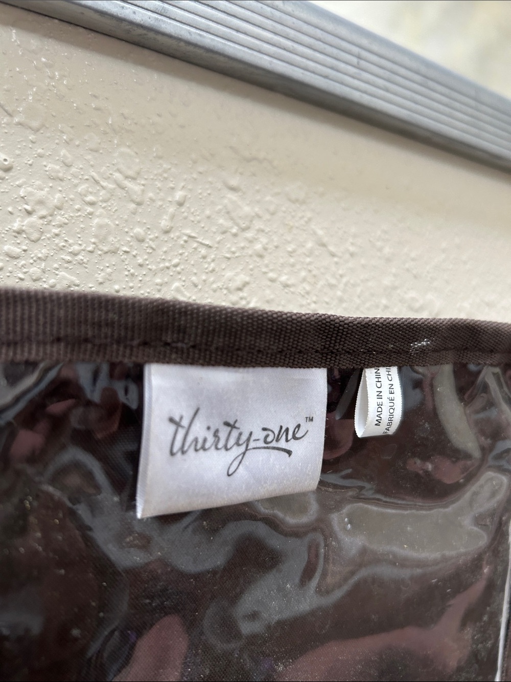 Men's Hanging Travel Organizer Bag in Brown - Picture 2 of 3